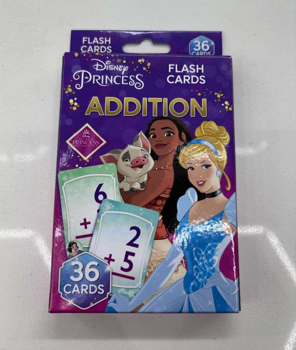Disney Princess Addition Flashcards